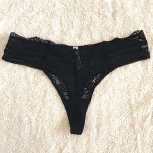 NWOT Lace & Mesh Thing Panty Size XL